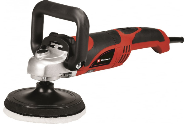 Машина полировальная Einhell CC-PO 1100/150 E, 1100Вт, 1000-3500об/мин, кейс, набор оснастки