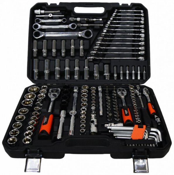 Набор инструментов DAMAN 151пр 1/4",1/2" 4-32мм 6-гран. пластиковый кейс