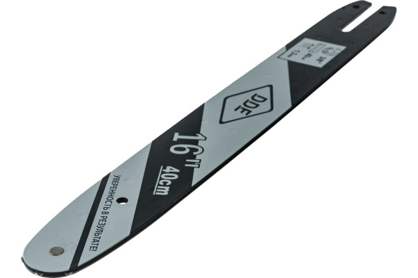 Шина пилы цепной сварная DDE 16"/ 40 см 3/8"-1,3-55 зв (для цепи 91P/VS/VXL)(160SDEA074)