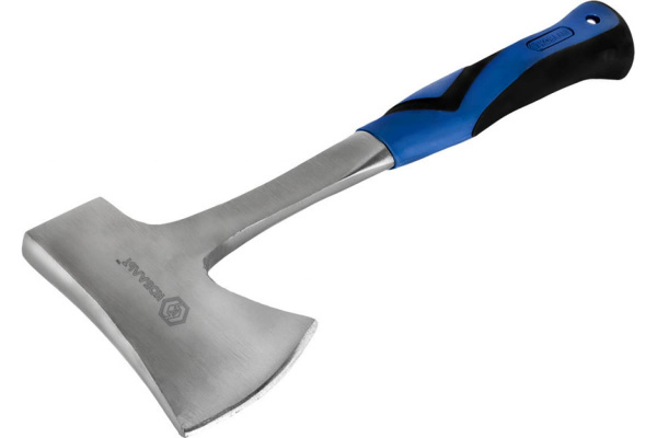 Топор туристический КОБАЛЬТ цельнокованый 600г, двухкомпонентная рукоятка