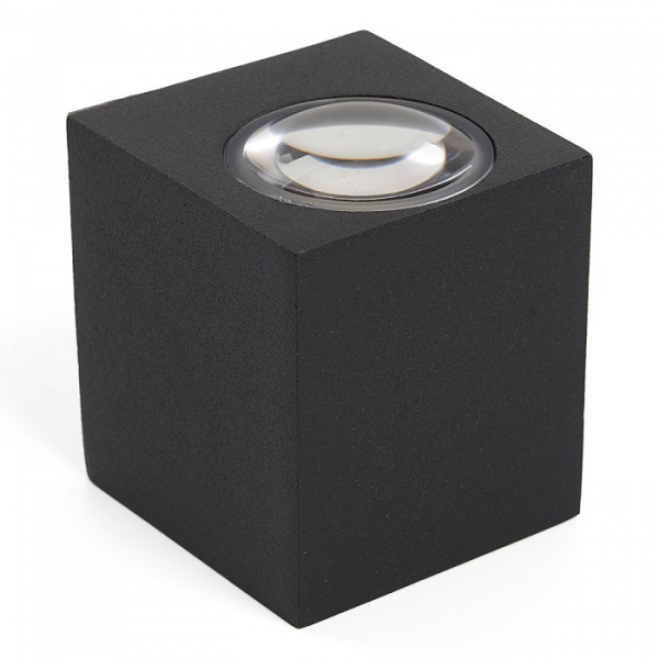 Светильник уличный светодиодный Feron на стену, 6W(400lm) 4000K 4К IP54, черный, 55x55x65 DH054