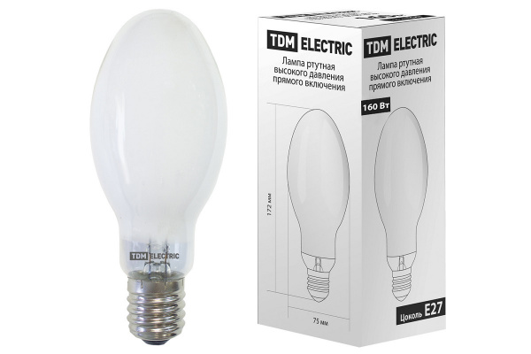 Лампа газоразрядная ДРB 160W E27 TDM