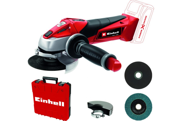 Шлифмашина угловая аккумуляторная Einhell PXC TE-AG 18/115 Li-Solo Acc
