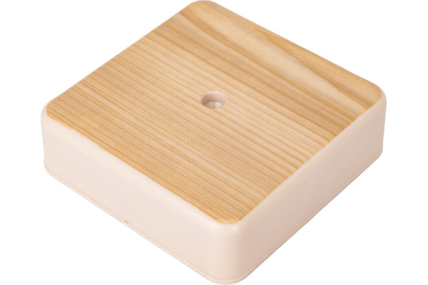 Коробка распределительная Greenel ОУ 75x75x20мм Сосна IP40