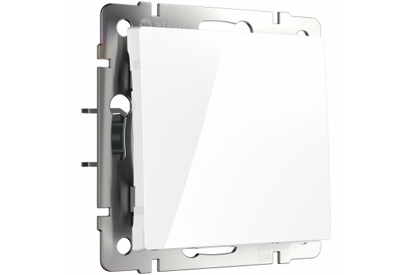 Переключатель Белый перекрестный 1кл СУ Werkel