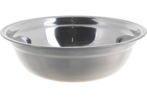 Миска Bowl-23, объем 1,7 л, с расширенными краями, из нержавеющей стали, 23 см Mallony