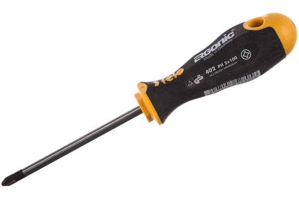 Отвертка Ergonic  крестовая PH 2X100 40220310 Felo