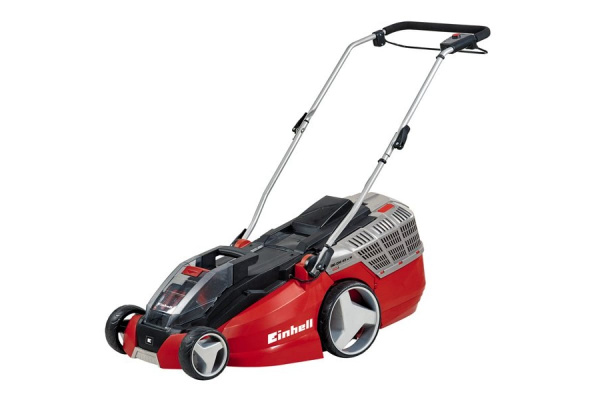 Газонокосилка аккумуляторная Einhell PXC GE-CM 43 Li M, 36B, BL, 2х4.0Ач, 2xPowerXCharger, 43см, 63л, 3000об/мин