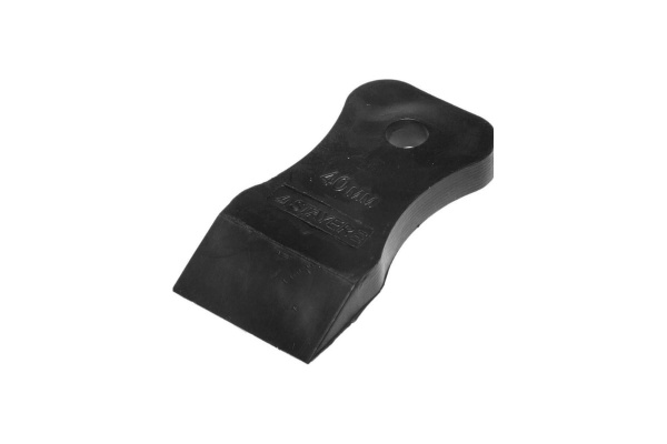 Шпатель резиновый STAYER MASTER 40 мм черный