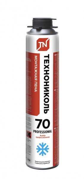 Пена монтажная ТЕХНОНИКОЛЬ 70 PROFESSIONAL зимняя