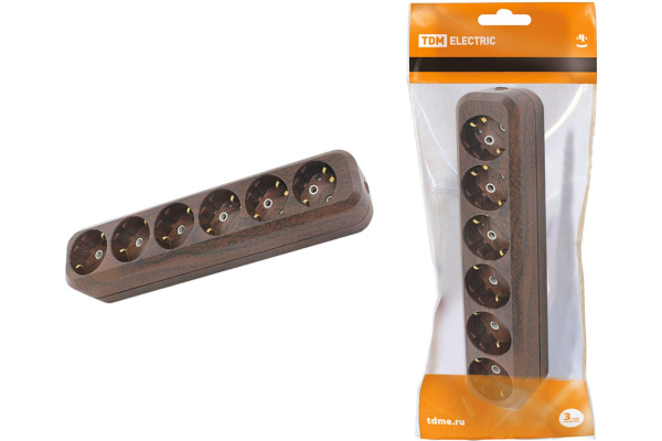 Колодка Бук 6П с/з с выкл. TDM