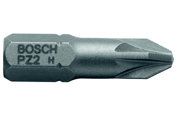 Бита крестообразная Bosch Pozidriv Extra Hard 1 шт. PZ2 25мм 2607001560 Bosch