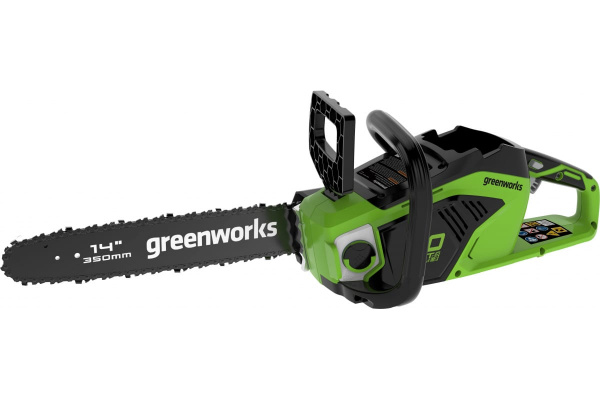 Пила цепная аккумуляторная GreenWorks GD40CS15, 40V, 35 см, бесщеточная, до 1,5 КВТ, без АКБ и ЗУ