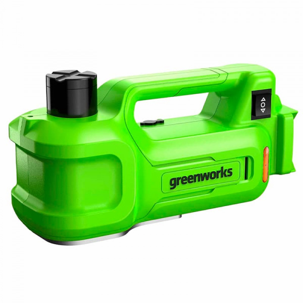 Домкрат автомобильный гидравлический аккумуляторный Greenworks, 24V, без АКБ и ЗУ	