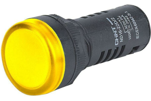 Индикатор ND16-22D/2 желтый AC/DC230В (R) 593076 Chint