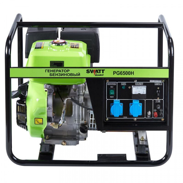 Генератор бензиновый SWATT PG6500H (5/5,5 кВт, 220В, бак 6л., статор алюминий)