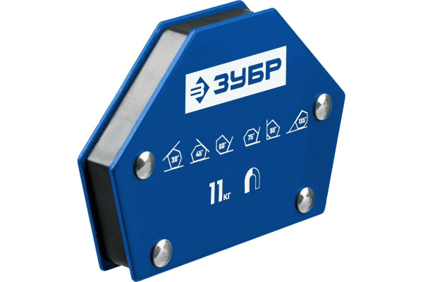 Угольник магнитный для сварочных работ ЗУБР УМ-6, 11 кг, Профессионал (40055-11)