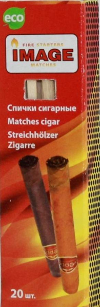 Спички сигарные image 84мм 20шт