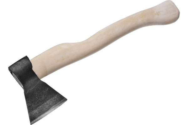 Топор кованый с прямым лезвием и деревянной рукояткой 0,8кг ИЖ