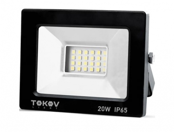 Прожектор светодиодный TOKOV ELECTRIC 20Вт, 1300Лм, IP65, 6500K