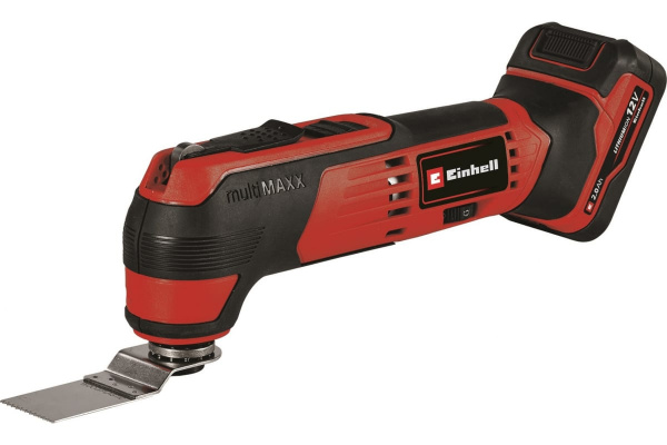Реноватор аккумуляторный Einhell TE-MG 12/1 Li (1x2,0Ah), 5000-16500кол/мин, 2,8 град, Quick, набор оснастки