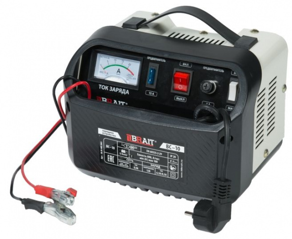 Устройство зарядное BRAIT BC-10 (12В,12-100Ач,заряд 200Вт/10А) 4,3кг