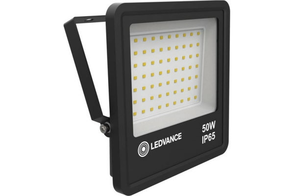 Прожектор 50 Вт 4000 K 4500 Lm IP65 черный ECO CLASS Ledvance
