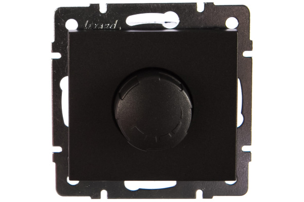 Выключатель Черный графит Светорегулятор 500Вт СУ Rain Lezard