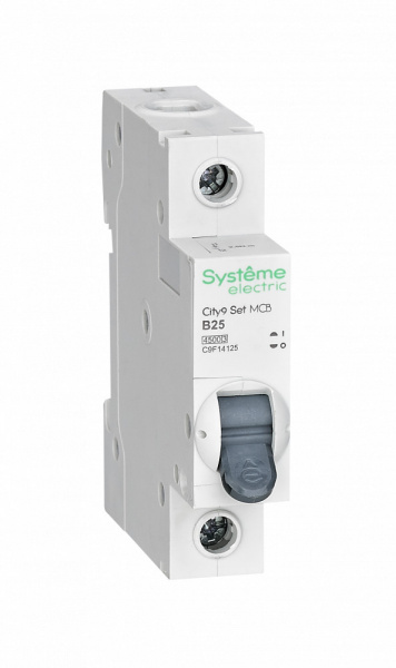 Автоматический выключатель (АВ) B 25А 1P 4.5kA 230В City9 Set Systeme Electric City9 Set