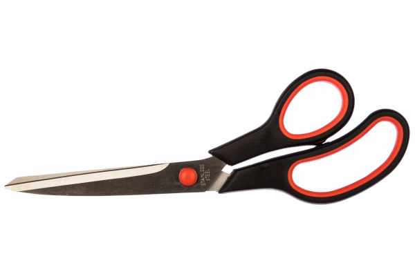 Ножницы бытовые Fit 245мм, нержавеющие, толщина лезвия 2мм, пластик ручка 67379