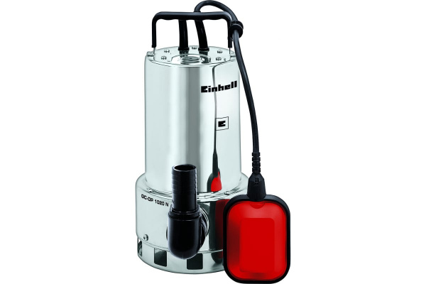 Насос погружной дренажный для грязной воды Einhell GC-DP 1020 N, 1000 Вт, 18000л/ч, 25мм, нерж.корп.