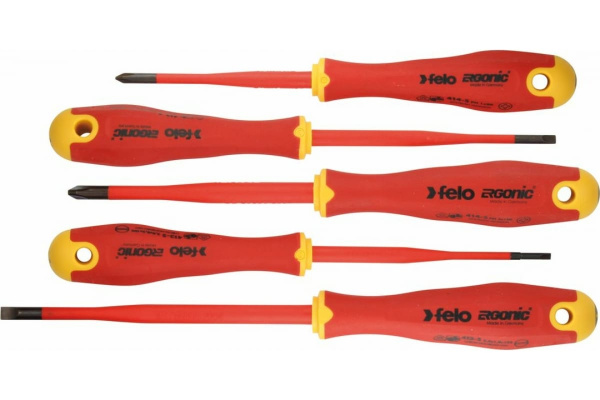 Набор отверток диэлектрических SL/PH E-Slim Ergonic, 5 шт 41385198 Felo