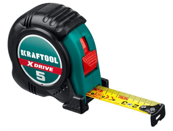 Рулетка KRAFTOOL X-Drive 5м х 19мм (34122-05-19)