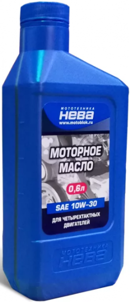 Масло моторное минеральное 4T SAE 10W30 0,6л Мототехника Нева