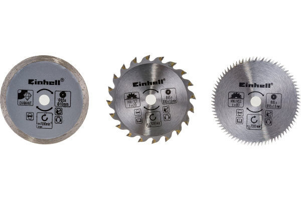 Набор дисков Einhell 6 шт (для минипилы TC-CS 860 Kit), 85 х 10мм