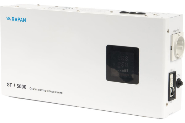 Стабилизатор сетевого напряжения RAPAN ST-5000, 5000ВА, Uвх. 100-260 В