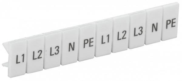 Маркеры для КПИ-2,5мм2 с символами ''L1, L2, L3, N, PE'' IEK