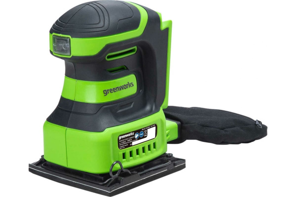 Машина плоскошлифовальная аккумуляторная Greenworks G24SS14, 24 В, без АКБ и ЗУ