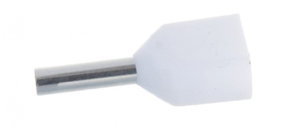 Наконечник штыревой НШвИ 2х0.75-10 белый НГИ2 (100шт) IEK