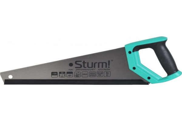 Ножовка по дереву Sturm! 500мм, 7TPI, 3D. 1060-53-500