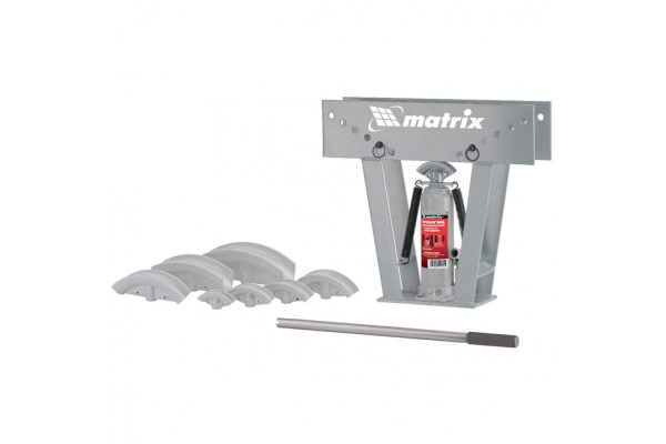 Трубогиб гидравлический 1/2-3 15т в комлепте с башмаками Matrix