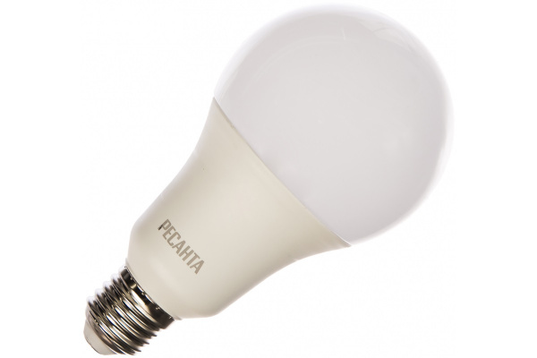 Лампа светодиодная Ресанта LL-R-A80-20W-230-4K-E27 (груша, 20Вт, нейтр., Е27)