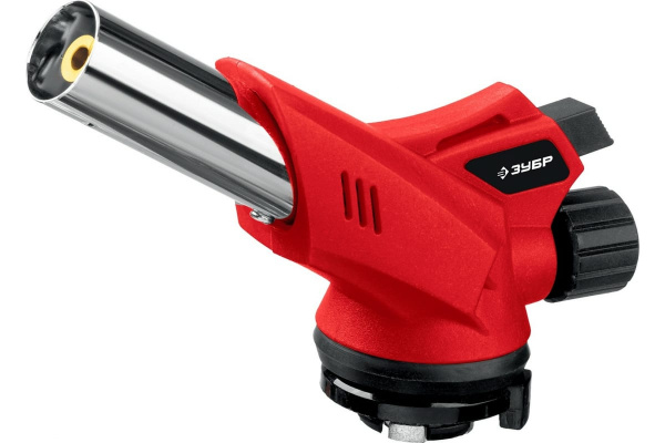 Газовая горелка ЗУБР ГМ-350 1300°C с пьезоподжигом, на баллон с цанговым соединением (55553)