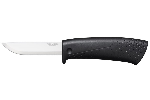 Нож с точилкой Fiskars