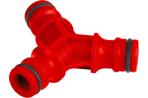 Штуцерный тройник GRINDA GW-1, ударопрочный пластик (8-426339)