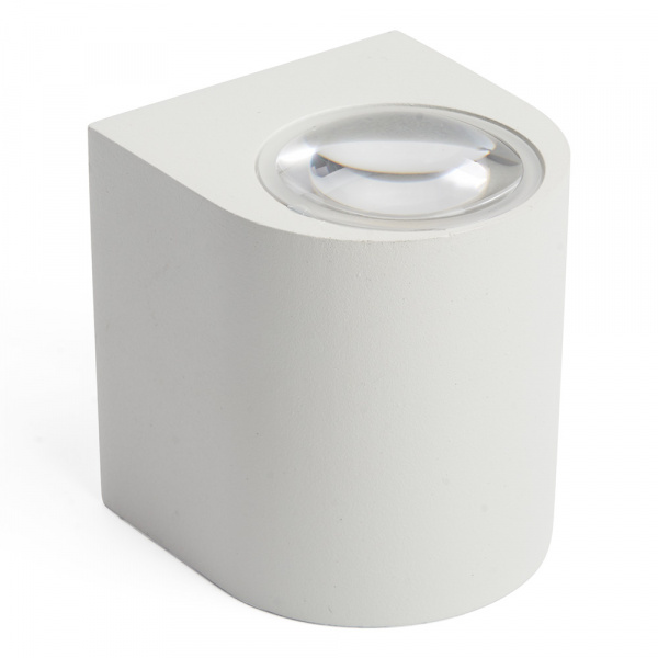 Светильник уличный светодиодный Feron, на стену, 6W(400lm) 4000K 4К, IP54, белый, 55x55x65 DH052