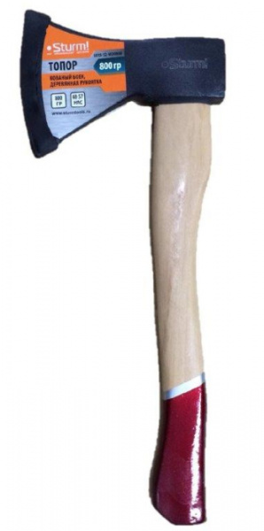 Топор с деревянной ручкой Sturm! 800г. 1015-52-WD0800