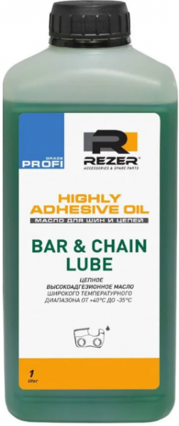 Присадка REZER PROFI B&C LUBE цепное, 1л зеленое, высокоадгезионное, +40°/-35°С (12шт)