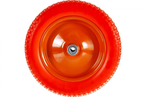 Колесо полиуретановое 3.00-8, длина оси 90мм, подшипник 16мм//Palisad