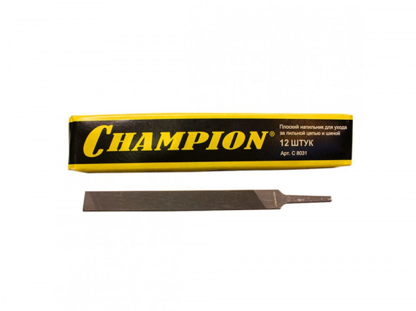 Напильник CHAMPION плоский 150 мм (1уп/ 12 шт)